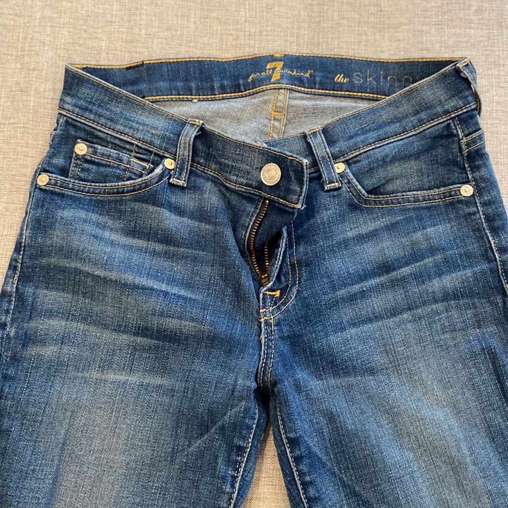 7 for all mankind skinny jeans size 27